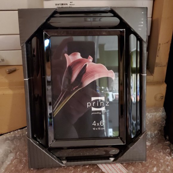 Prinz 4"x6" Gun Metal Monroe Photo Frame #1789-246 New in Box - Picture 1 of 3